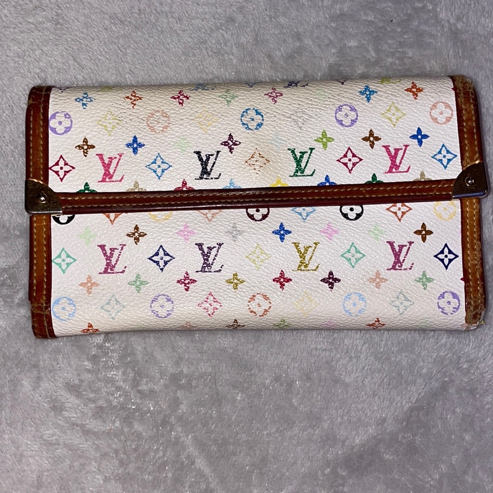 Louis Vuitton multi colored monogram long wallet